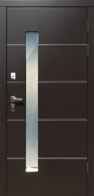 Входные двери в дом- Берислав - модель Everlast Brown комплектация F4 0304241650 фото